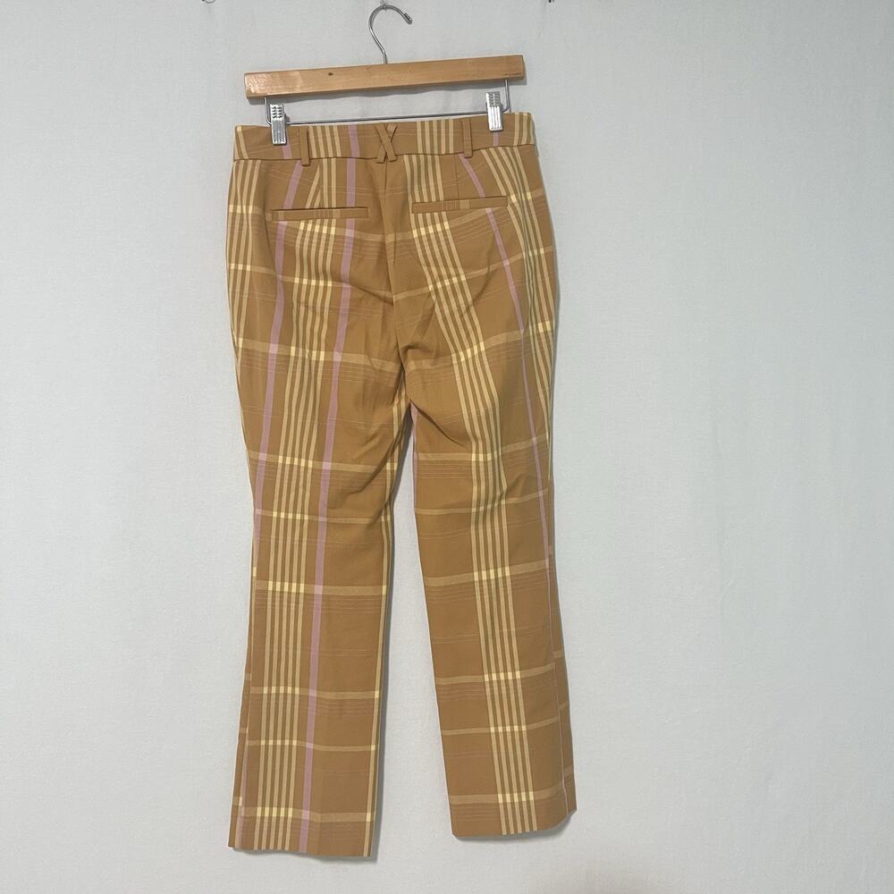 Anthropologie Maeve Margot Kick Flare Plaid Pants Women’s Size 6 - Picture 5 of 13